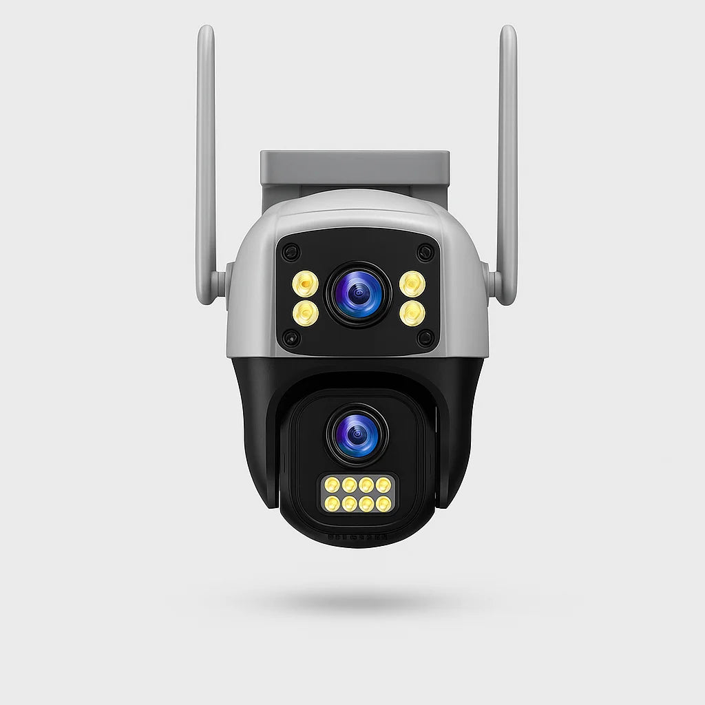 Dual Lens Wireless WiFi Outdoor Surveillance Camera
