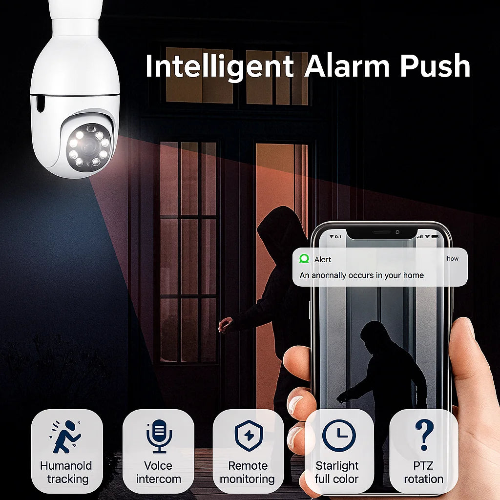 1080P Bulb Security Camera