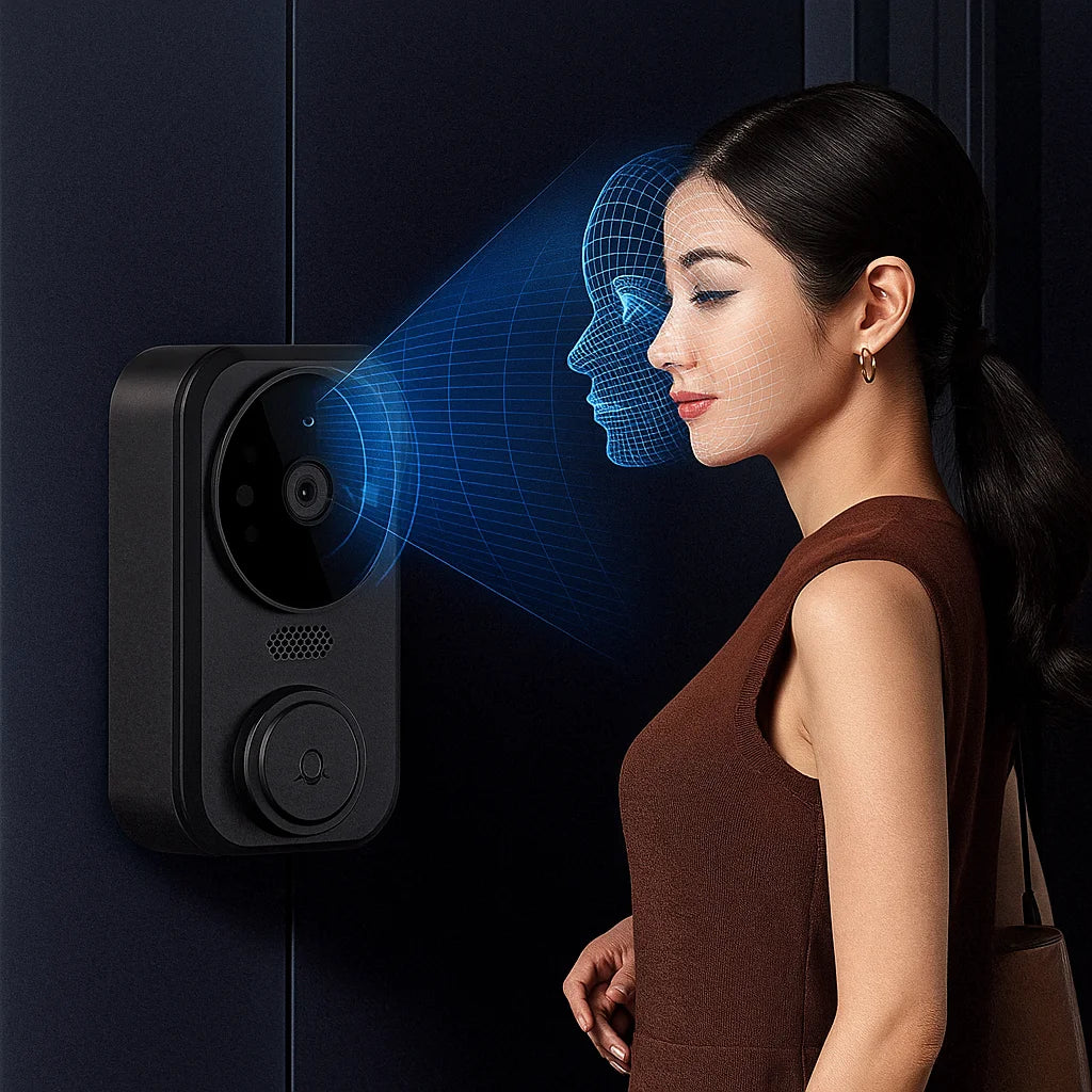 Wireless Video Doorbell with Screen