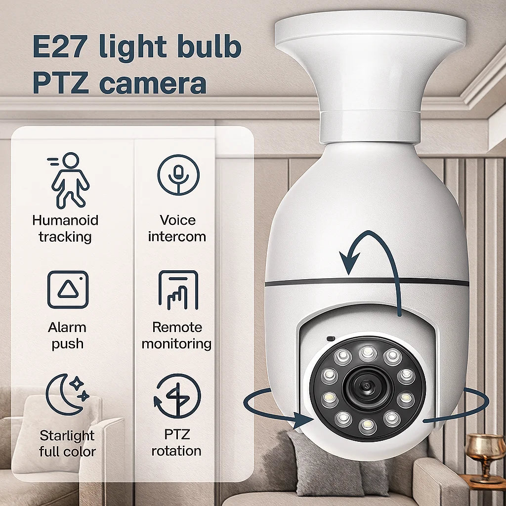 1080P Bulb Security Camera